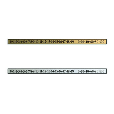 SCOREBOARD NUMBER STRIPS