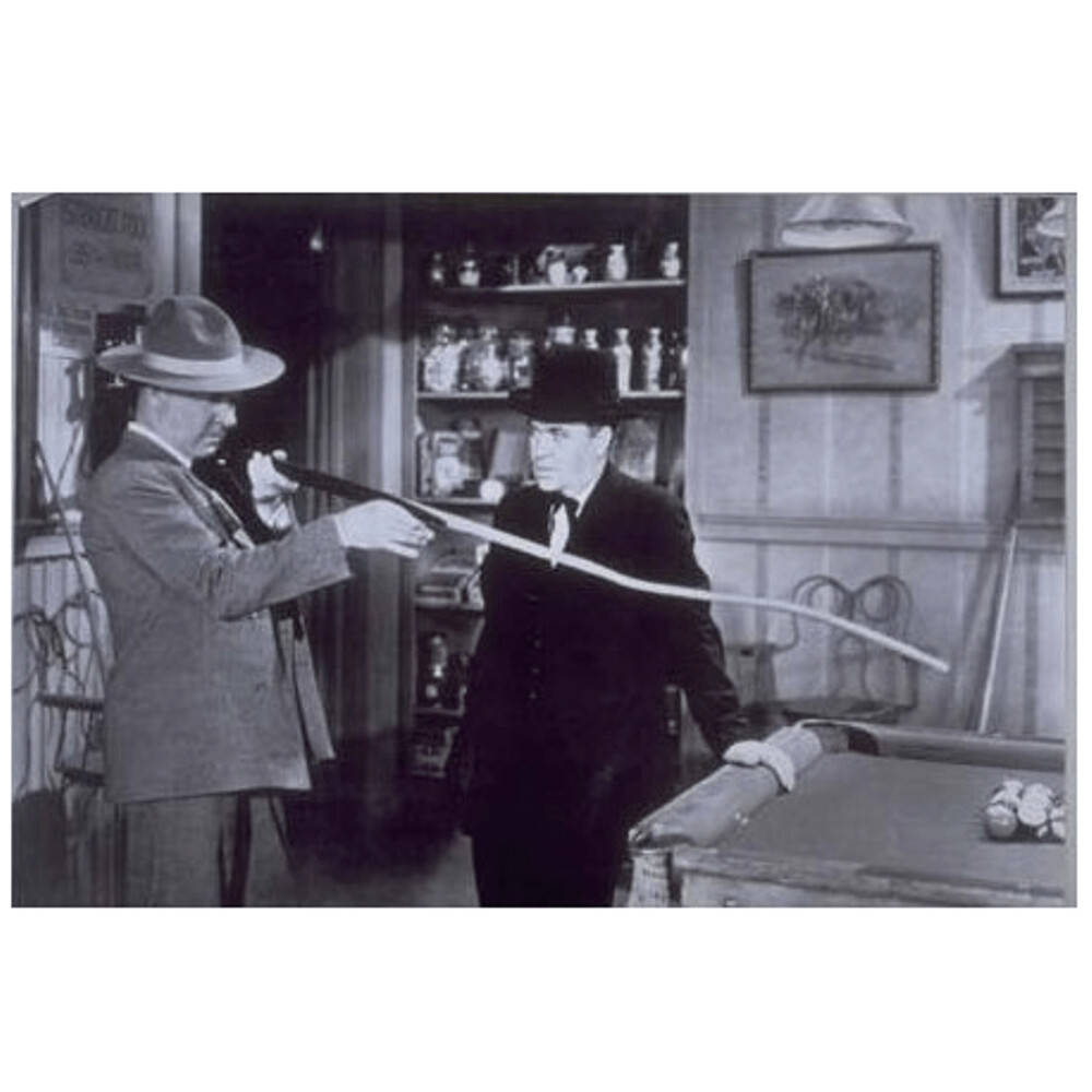 POSTER - W.C FILEDS CROOKED "TACO" - BLOCK MOUNT