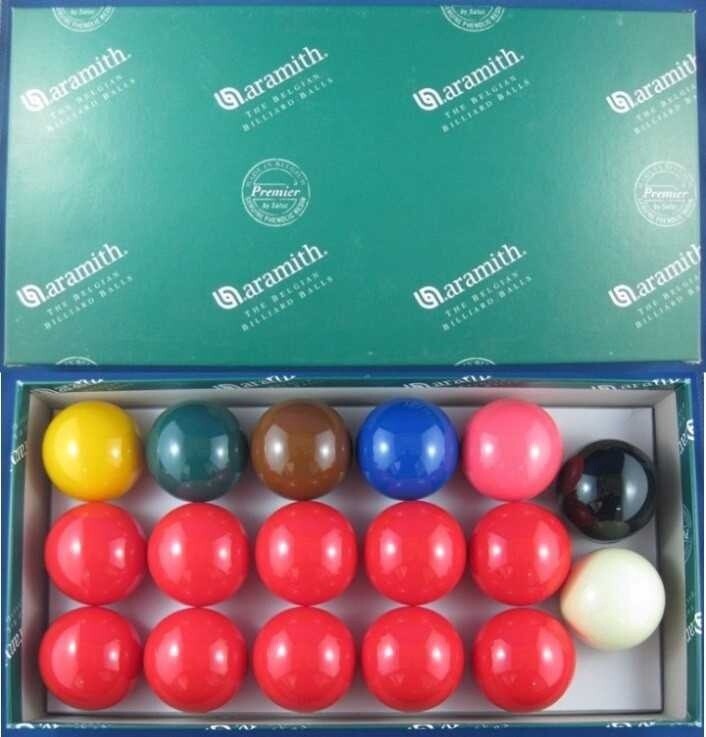 SNOOKER BALL SET - ARAMITH PREMIER - 2"