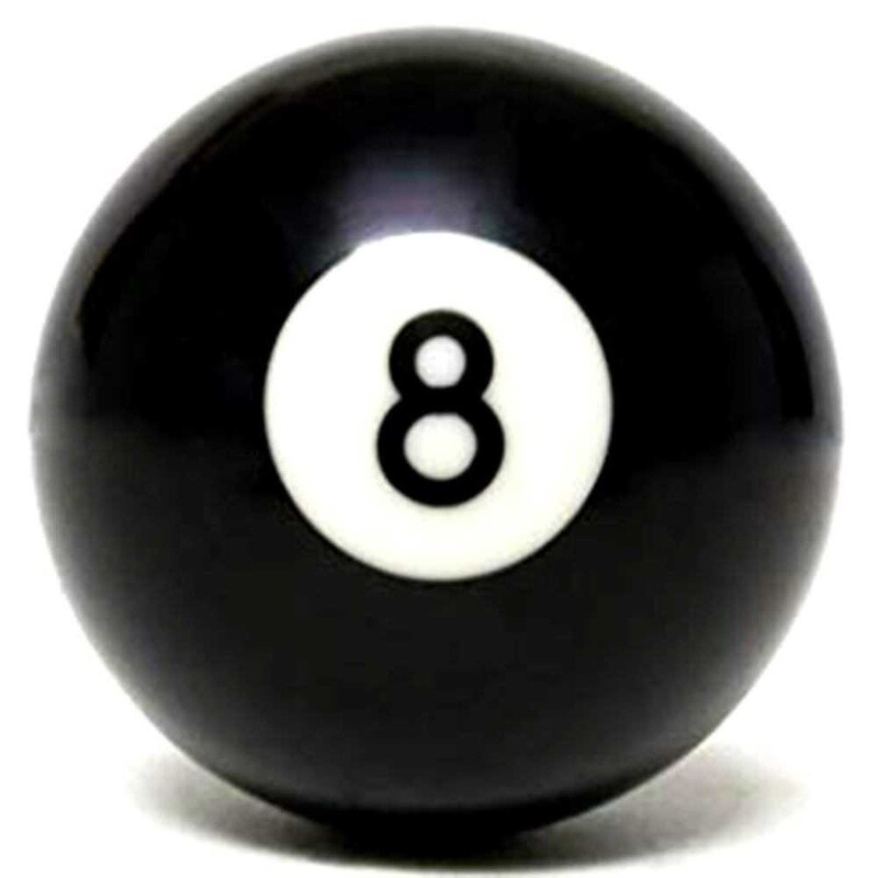 SPARE BALL - NO.8 BALL - VARIOUS SIZES