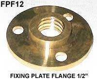TABLE FEET - FIXING PLATE FLANGE - 1/2"