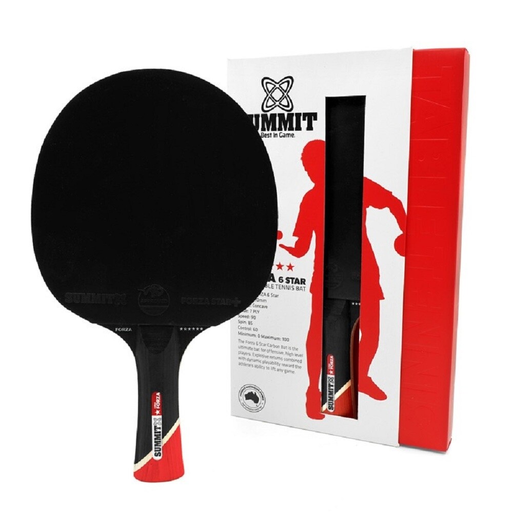 TABLE TENNIS BAT – SUMMIT – FORZA 6 STAR CARBON