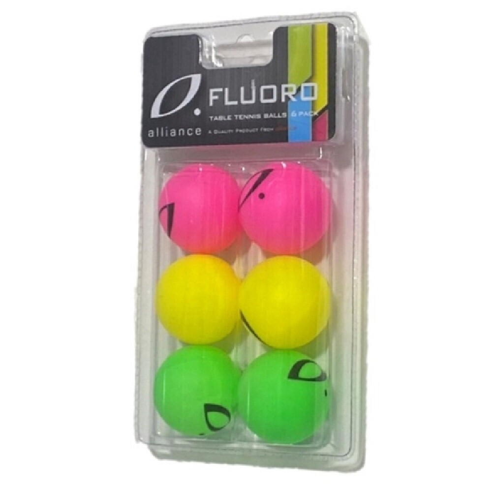 TABLE TENNIS BALLS - ALLIANCE - FLUORO