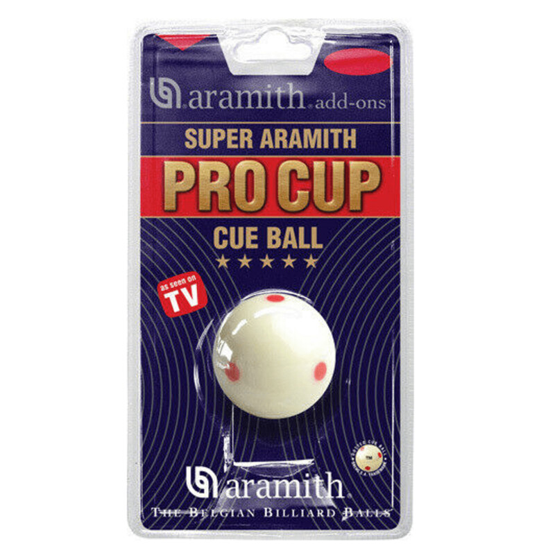 TRAINING BALL - ARAMITH PRO CUP CUE BALL - VARIOUS SIZES