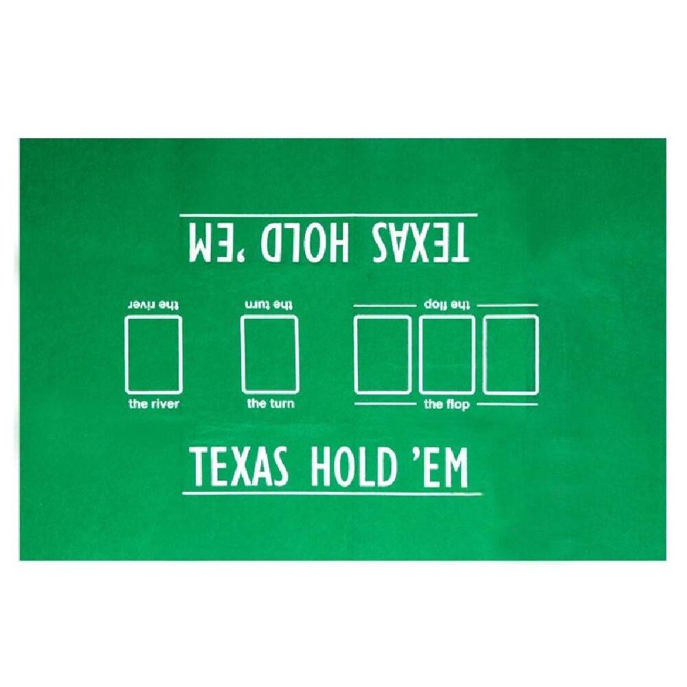 TEXAS HOLD 'EM POKER MAT - 72"