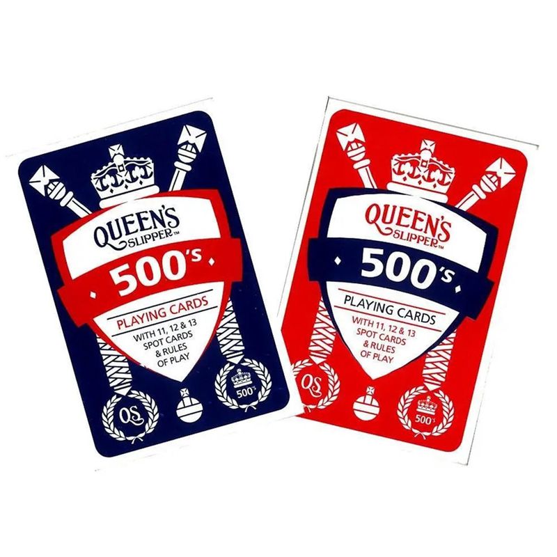 PLAYING CARDS - QUEEN'S SLIPPER 500'S