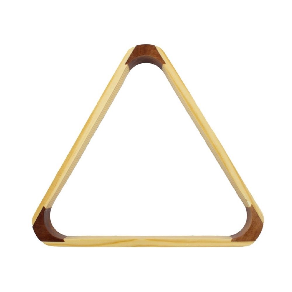 TRIANGLE - WOODEN TWO TONE - VARIOUS SIZES, Size: 2" POOL