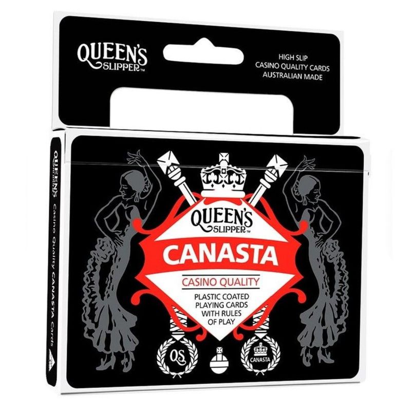PLAYING CARDS - QUEEN'S SLIPPER CANASTA DOUBLE