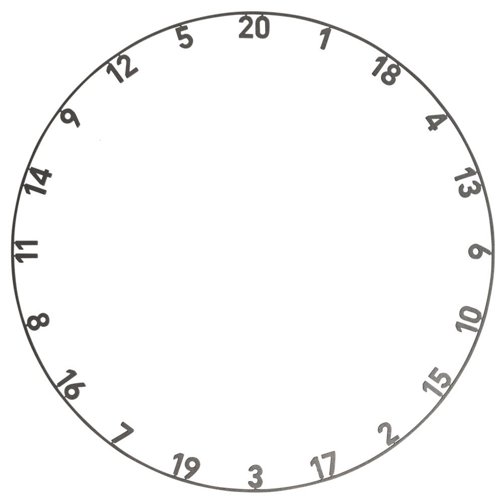 DARTBOARD NUMBER RING - WINMAU 3D TRIPLE CORE