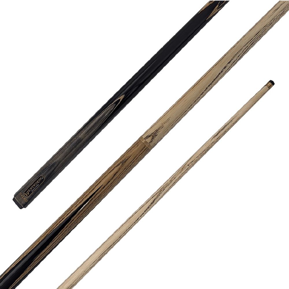 2 PIECE ASH CUE - WENTWORTH - 57" 9MM TIP, Colour: GREY