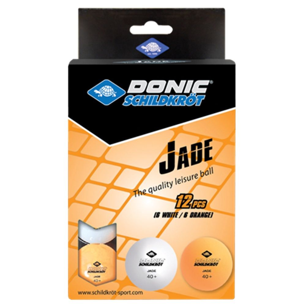 TABLE TENNIS BALLS – DONIC SCHILDKROT – JADE 12 PACK