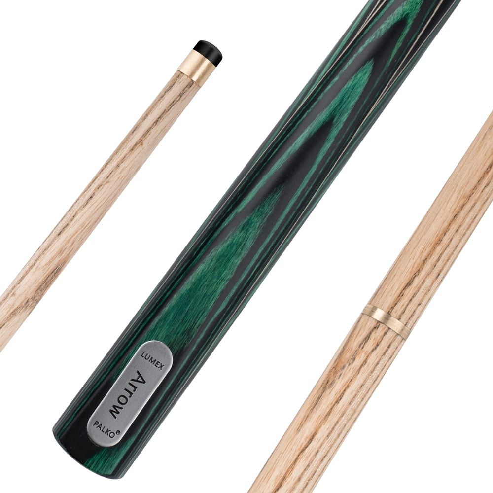 2 PIECE ASH CUE -  PALKO LUMEX ARROW - 57" 9.5MM