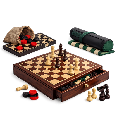 chess and checkers set for sale