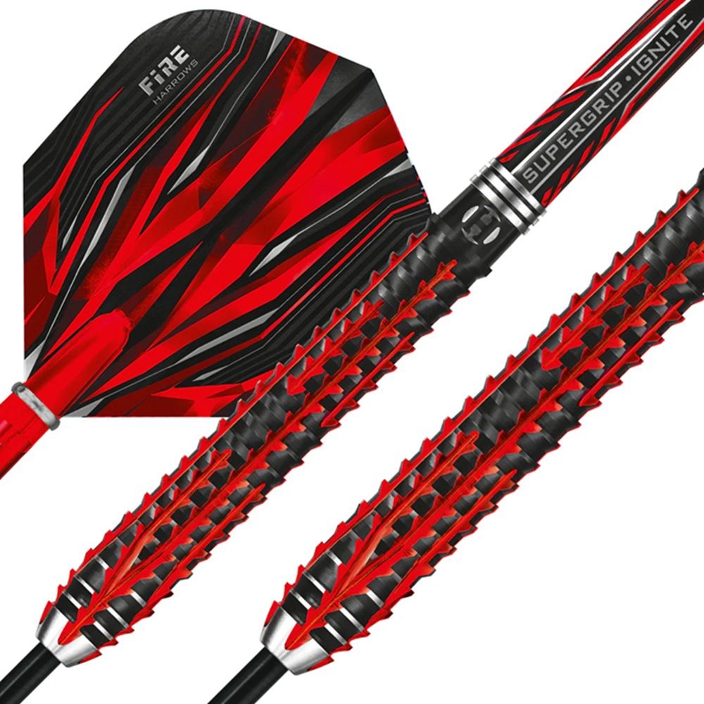 HARROWS FIRE INFERNO 90% TUNGSTEN DARTS - 21, 23, 25GM, WEIGHT: 21GM