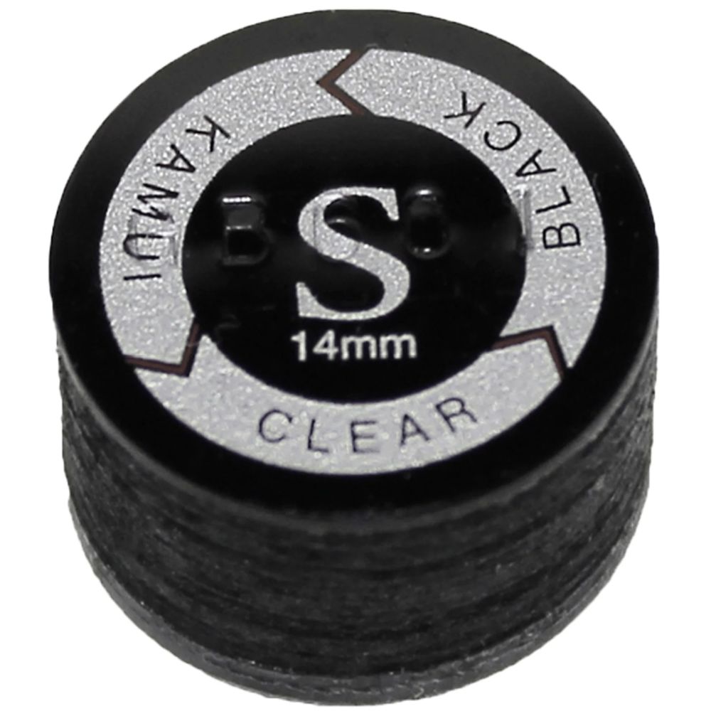 CUE TIP - KAMUI - BLACK CLEAR, DENSITY: SOFT