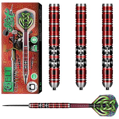 SHOT CELT CLAYMORE  90% TUNGSTEN DARTS – 23, 24, 25GM
