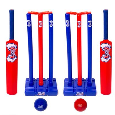 BEACH CRICKET SET - DOUBLE DELUXE