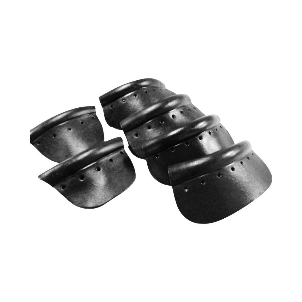 POOL TABLE POCKET LEATHERS -  MOULDED, Colour: BLACK