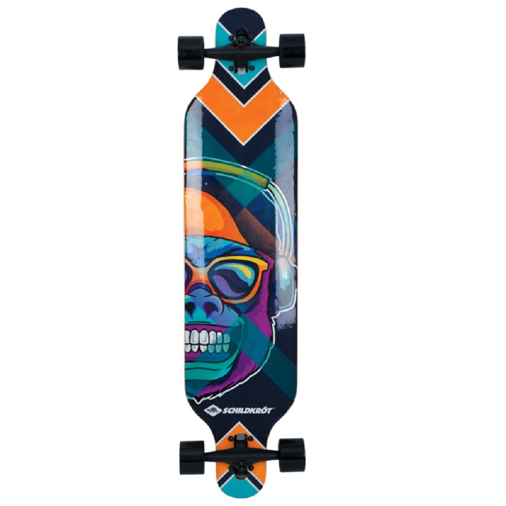 LONGBOARD - SCHILDKROT - FREERIDER 41, DESIGN: COOL CHIMP