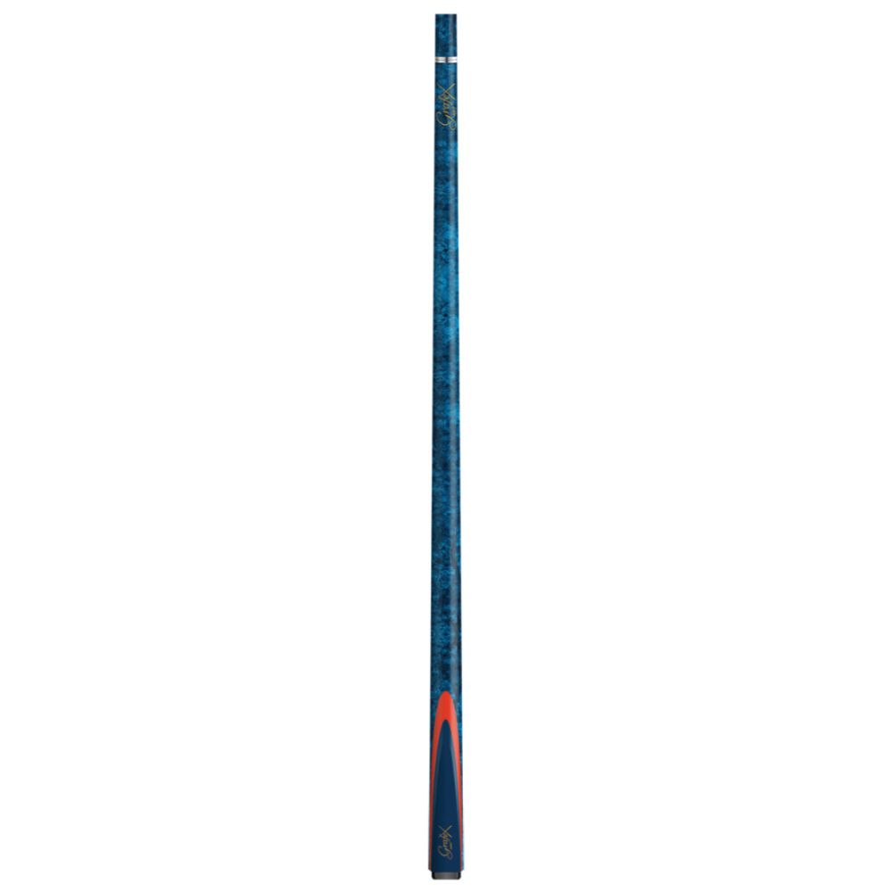 2 PIECE CUE - GRAFEX ART SERIES - 58" 9MM TIP, Colour: BLUE, LENGTH: 58", Size: 9MM