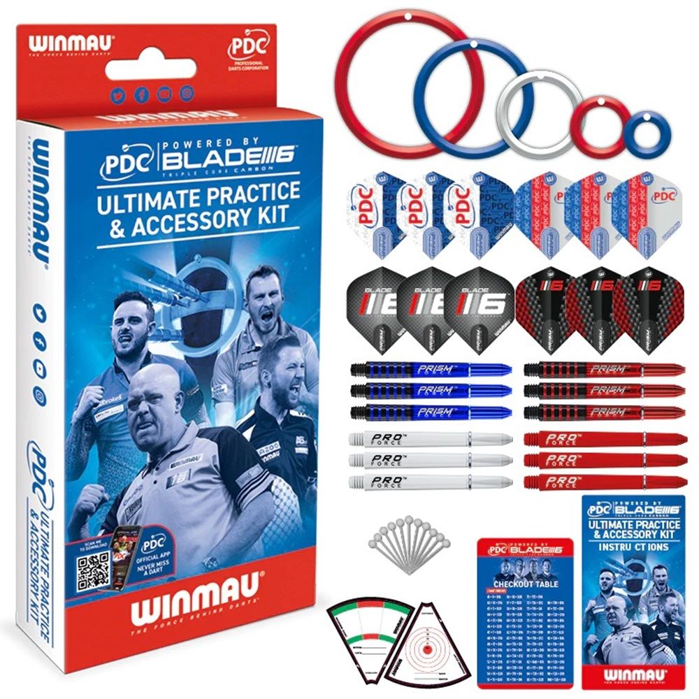 WINMAU PDC ULTIMATE PRACTICE &amp; ACCESSORY KIT