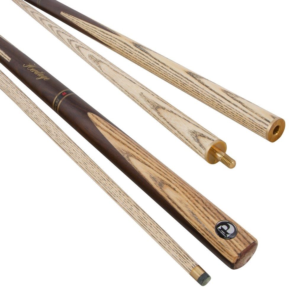 2 PIECE ASH CUE - POWERPLAY HERITAGE - 57" 10MM TIP
