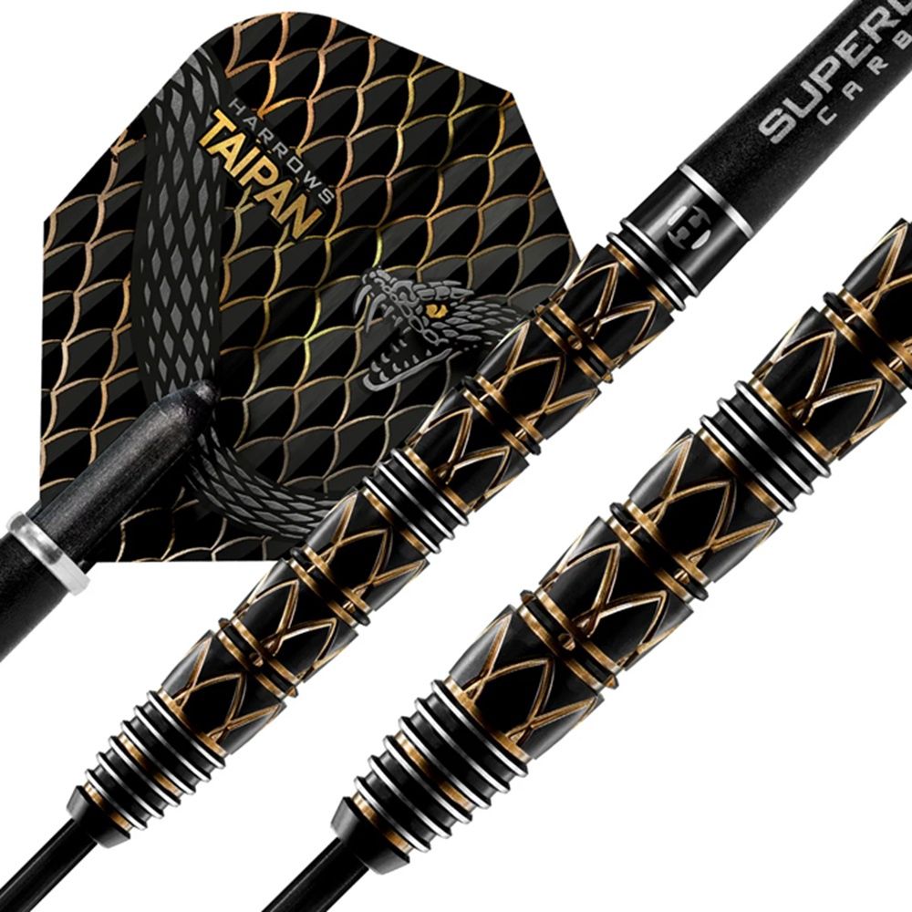 HARROWS TAIPAN 90% TUNGSTEN DARTS - 22, 24, 26GM, WEIGHT: 22GM