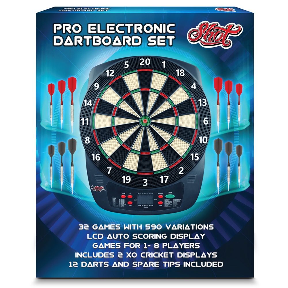 ELECTRONIC DARTBOARD PRO SET - SHOT