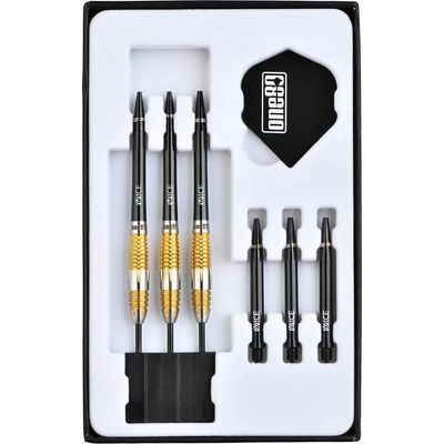 ONE80 PETER MACHIN GOLD 90% TUNGSTEN DARTS – 23GM