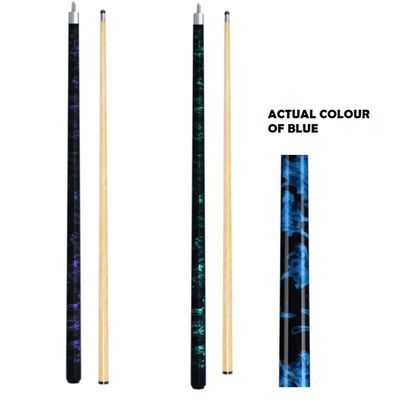 2 PIECE MAPLE CUE - MITCHELL MARBLE - 57" 10MM TIP