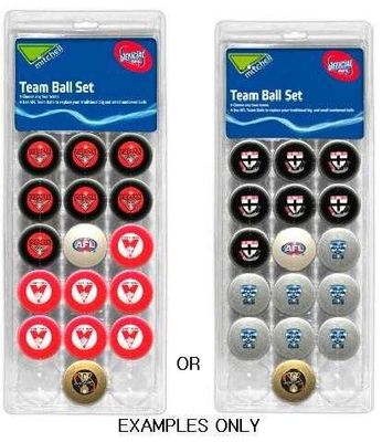 AFL TEAM V TEAM 8 BALL SET (ARAMITH)