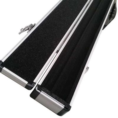 CUE CASE - 2 PIECE - BLACK TOP ALUMINIUM