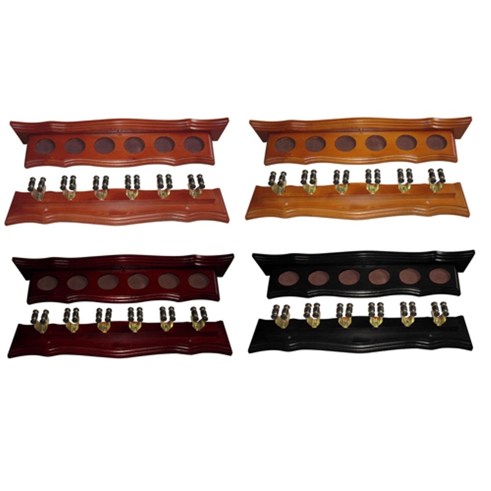 CUE RACK - ANTIQUE STYLE - 2 PIECE