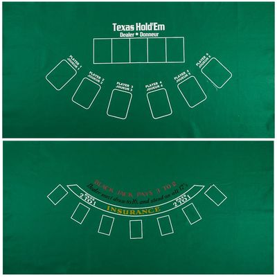 BLACKJACK AND POKER MAT - 72"