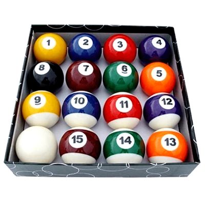 BALL SET - KELLY POOL - STANDARD - VARIOUS SIZES