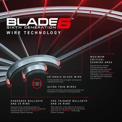 DARTBOARD - WINMAU BLADE 6