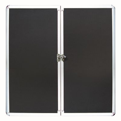 DARTBOARD CABINET - FORMULA SPORTS ALUMINIUM BLACK