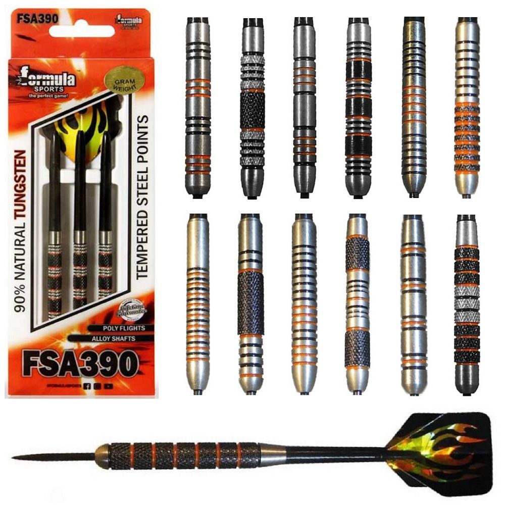 FORMULA FSA390 90% TUNGSTEN DARTS  - 18 to 28GM