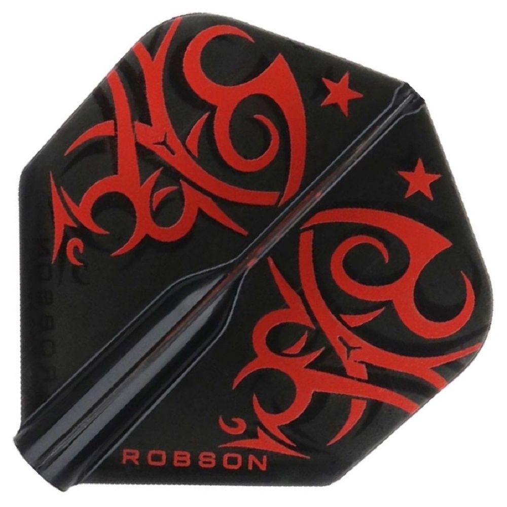 ROBSON PLUS MOLDED FLIGHTS – TRIBAL STANDARD, Colour: RED