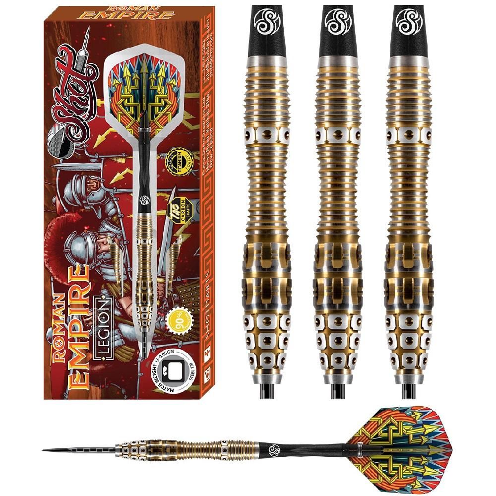 SHOT TUNGSTEN DART 90% - ROMAN EMPIRE LEGION - 23, 24 &amp; 25GM, WEIGHT: 23GM