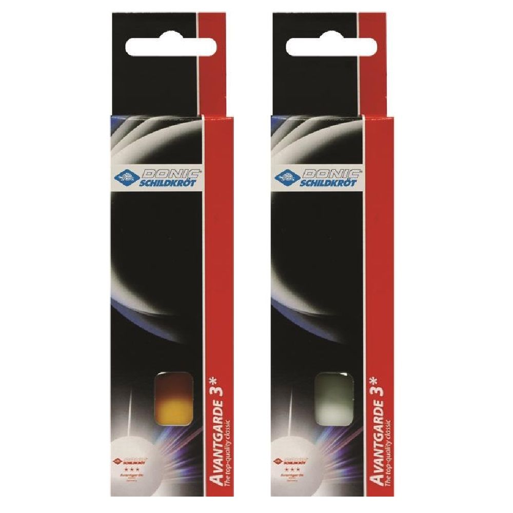 TABLE TENNIS BALLS – DONIC SCHILDKROT – AVANTGARDE 3 PACK