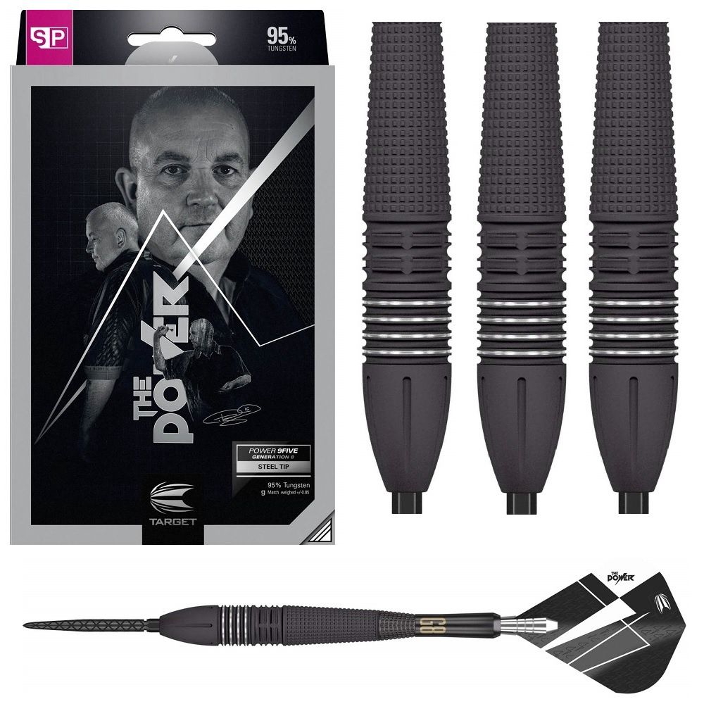 TARGET TUNGSTEN DART 95% - PHIL TAYLOR 9FIVE GEN 8 SWISS - 22GM, WEIGHT: 22GM