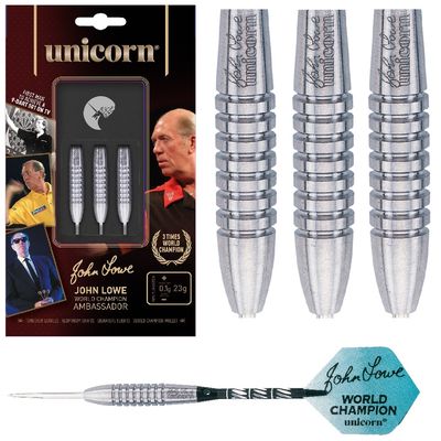 UNICORN JOHN LOWE AMBASSADOR 90% TUNGSTEN DARTS – 21, 23, 25GM