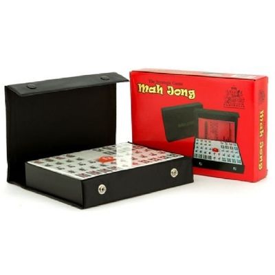 MAHJONG - W/LEATHER CASE