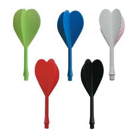 PLASTIC ALL IN ONE PUB FLIGHT AND SHAFT - 2BA OR 1/4" THREAD, Colour: BLUE, LENGTH: 1/4"