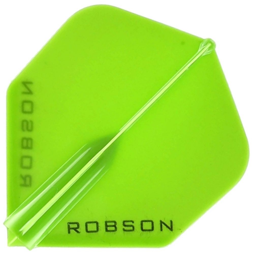 ROBSON PLUS - MOULDED FLIGHTS - STANDARD, Colour: GREEN
