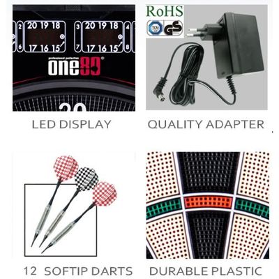 DARTBOARD ELECTRONIC ONE80 DELUXE II SET