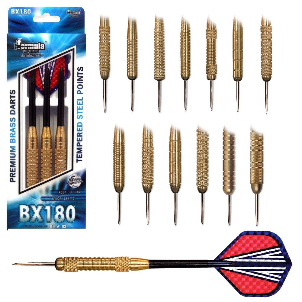 FORMULA BX180 BRASS DARTS – 18 - 30GM