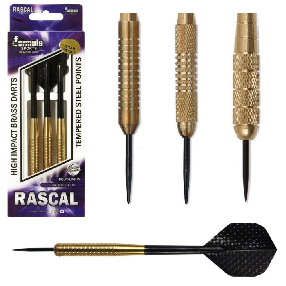 FORMULA RASCAL BRASS DARTS - 22, 24 &amp;AMP; 26GM