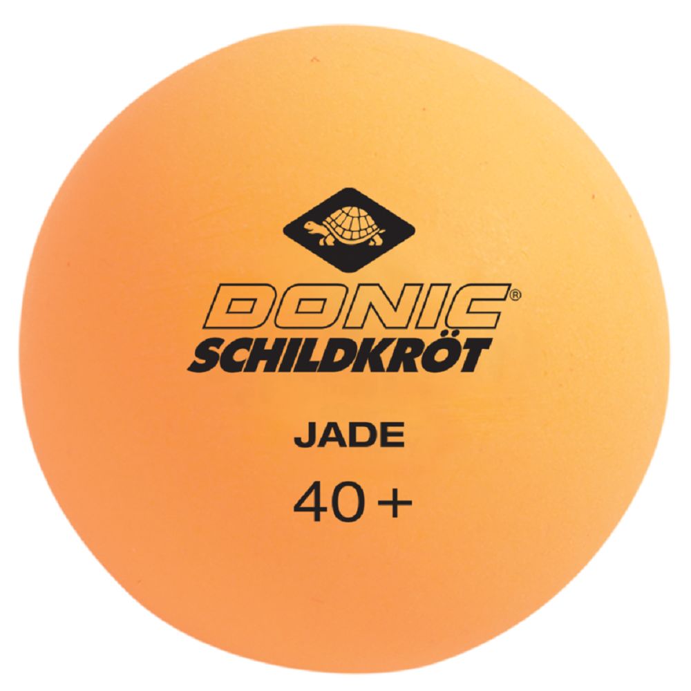 TABLE TENNIS BALLS - DONIC SCHILDKROT - JADE 6 PACK, Colour: ORANGE